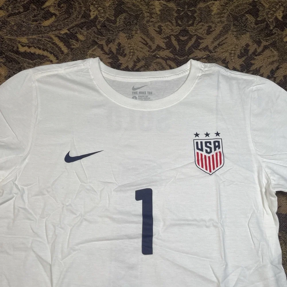 Nike Hope Solo #1 USA Soccer T-shirt Men's Size Small New A